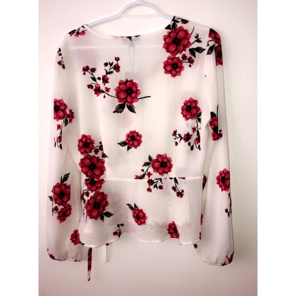 Wrap peplum blouse - Picture 3 of 6